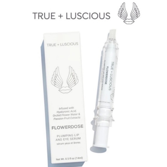 NEW *FULL SIZE* True + Luscious Flowerdose Lip & Eye Serum - Picture 1 of 11
